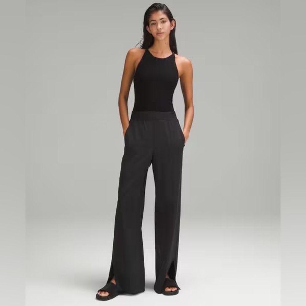 Women's Black Wide-Leg Pants